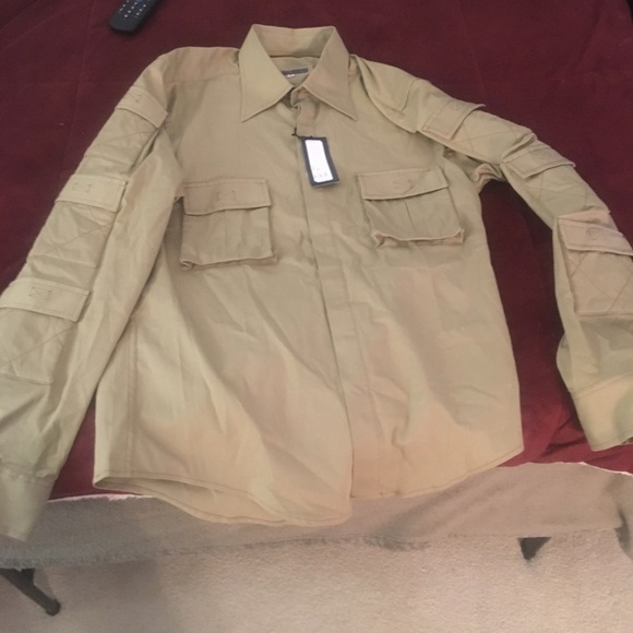 Dulce de leche collared work shirt - Picture 1 of 5